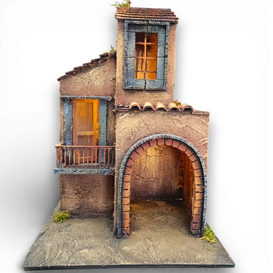 Casa In Legno per pastori 10 Cm