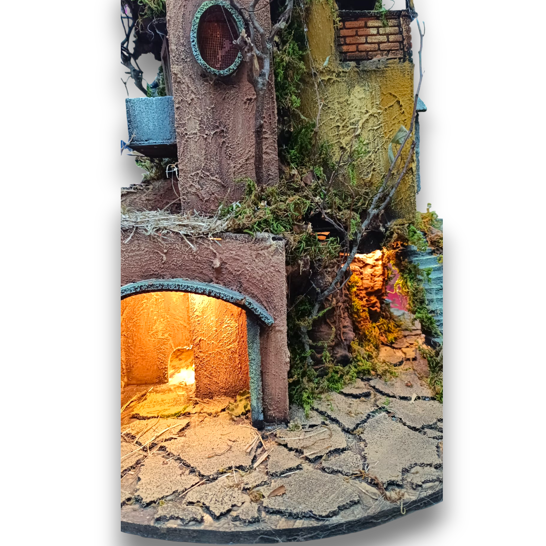 Presepe a Scoglio Pastore 10 Cm