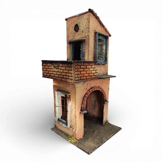 Casa In Legno per pastori 10 Cm