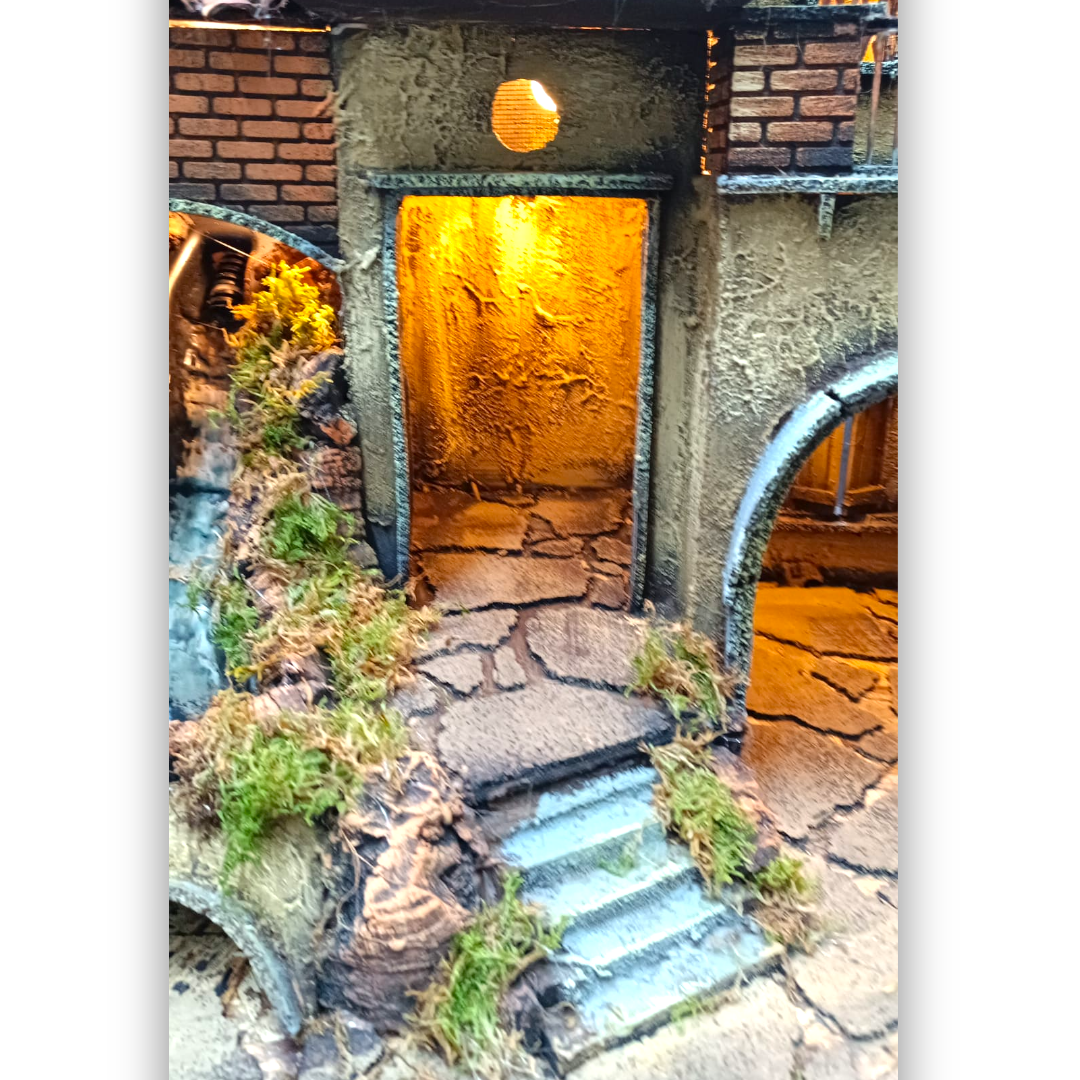 Presepe Casolare con Cascata