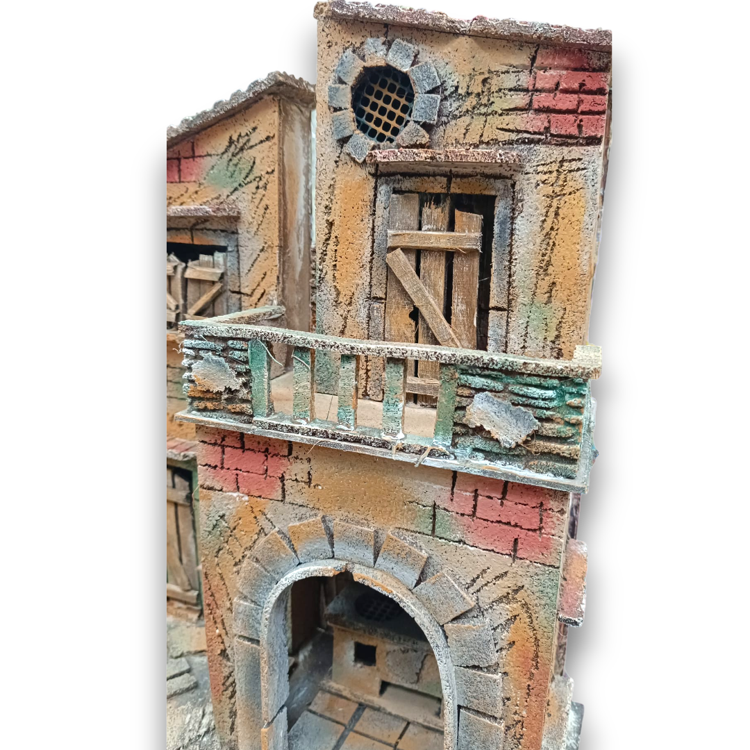 Casa in sughero Shabby Pastori 10 cm