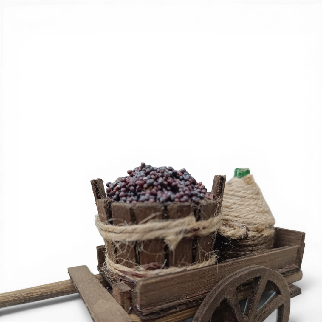 Carretto Vendemmia in legno