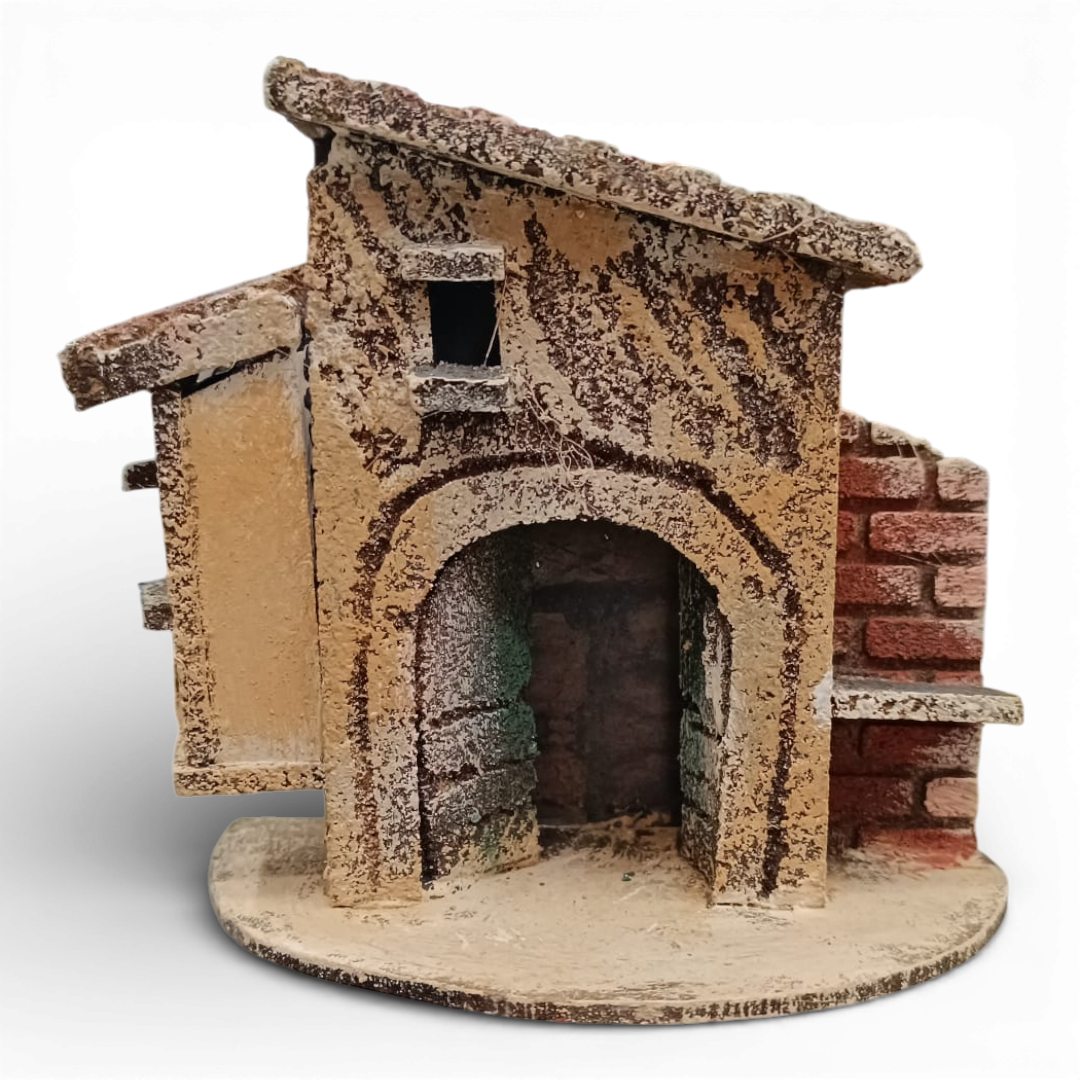 Casetta in Sughero per presepe