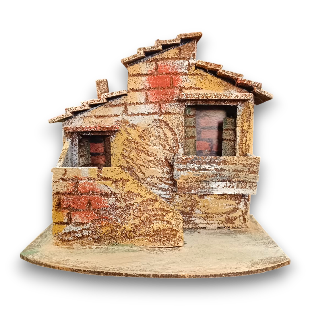 Casetta in Sughero per presepe