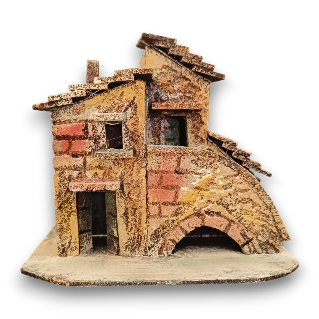 Casetta in Sughero per presepe