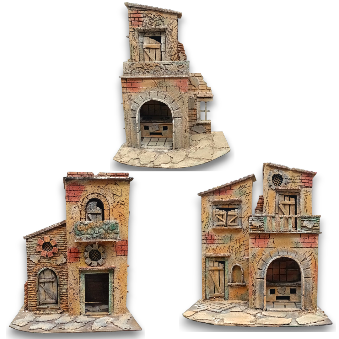 Casa in sughero Shabby Pastori 10 cm