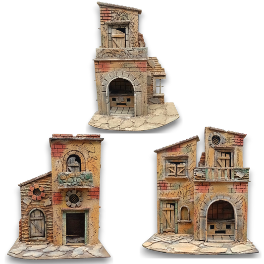 Casa in sughero Shabby Pastori 10 cm