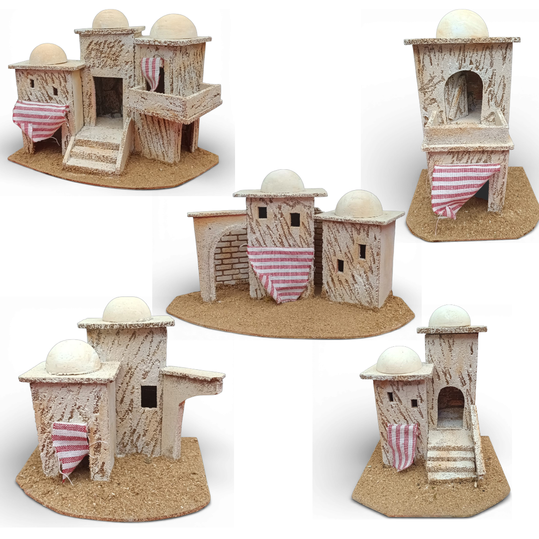 Casa Minareto Arabo in Sughero pastore 4 cm