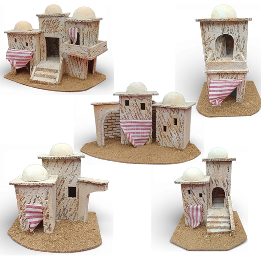 Casa Minareto Arabo in Sughero pastore 4 cm