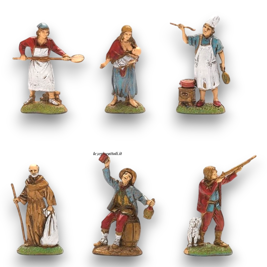 Pastore Landi 6 cm Soggetti Napoletani