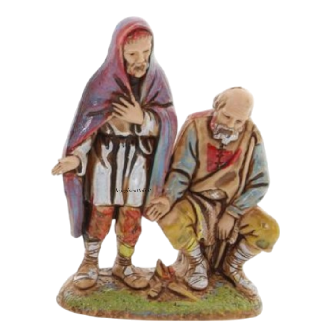 Pastore Landi 6 cm Soggetti Napoletani Doppi 