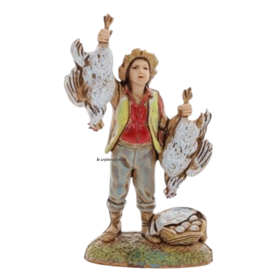 Pastore Landi 6 cm Soggetti Napoletani Doppi 