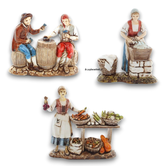 Pastore Landi 8 Cm Gruppetti