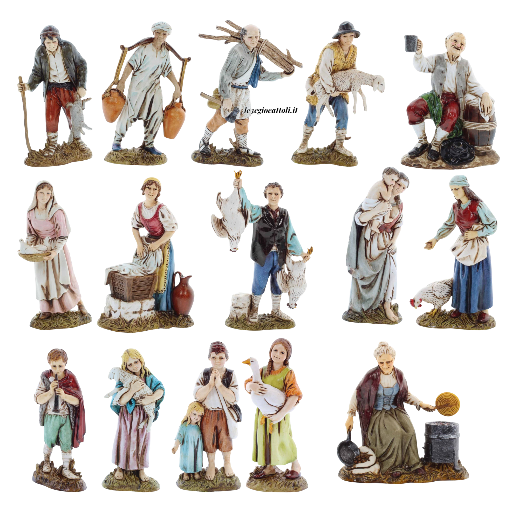 Pastore Landi 12 Cm Stile Napoletano