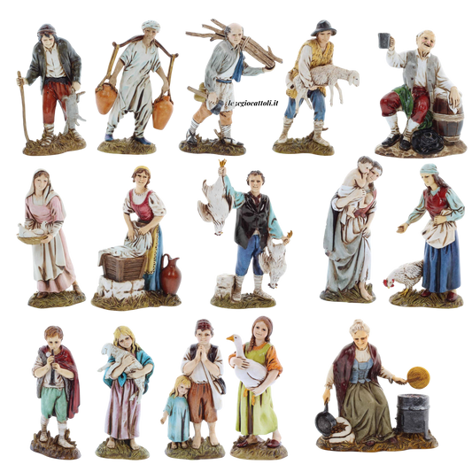 Pastore Landi 12 Cm Stile Napoletano