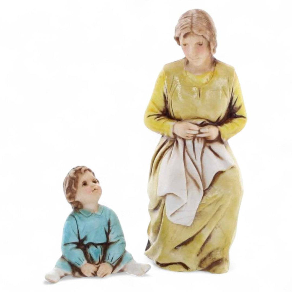 Pastore Landi 10 cm Dipinto a Mano