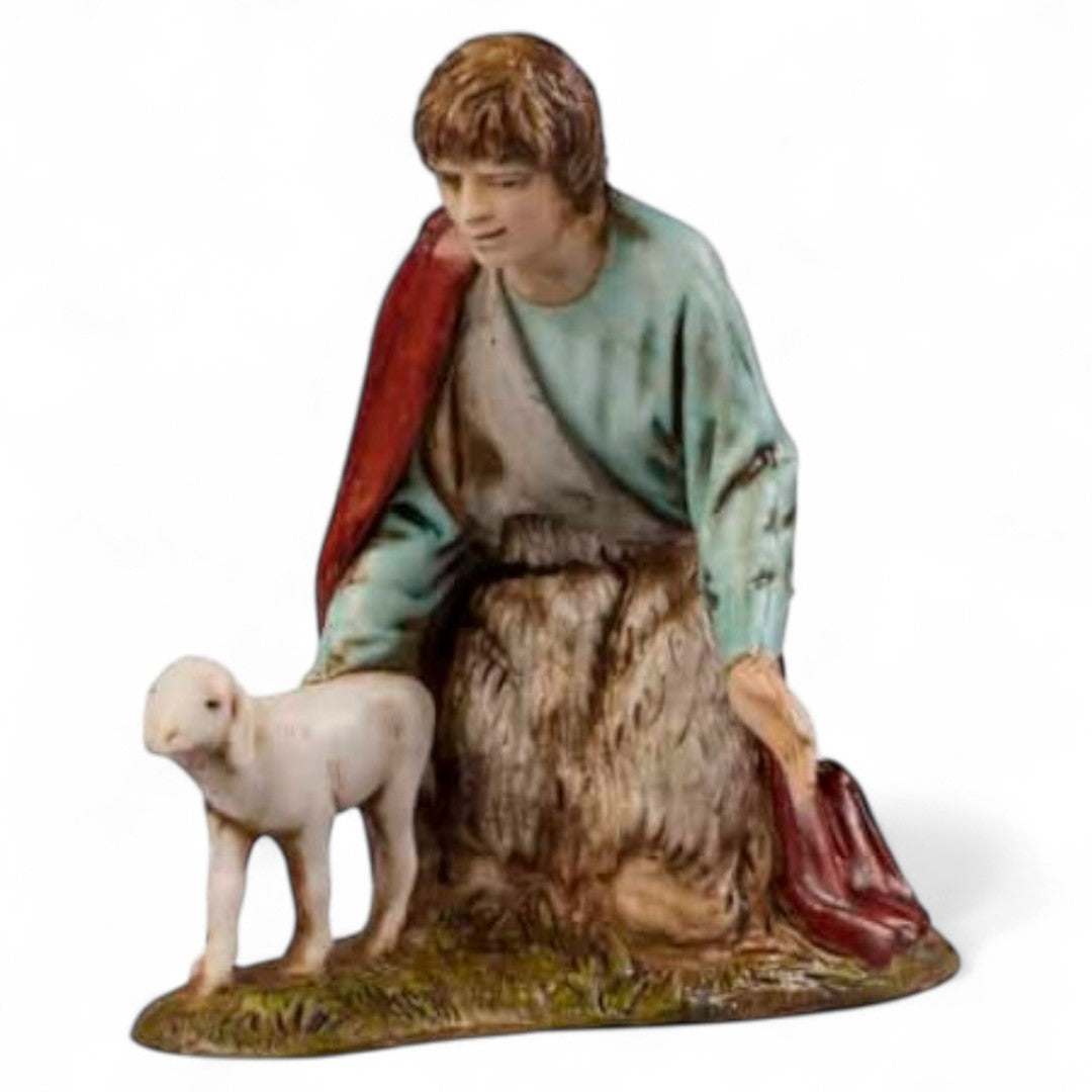 Pastore Landi 10 cm Dipinto a Mano