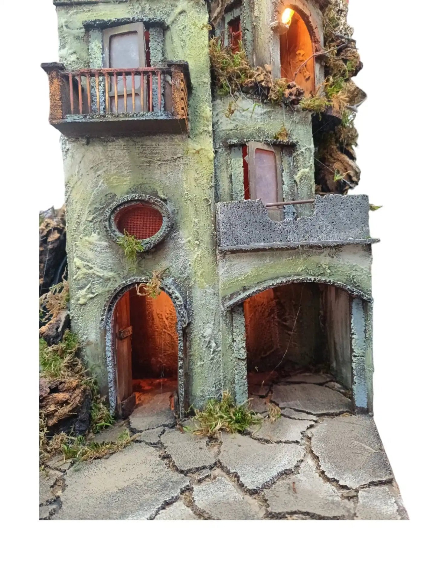 Presepe 40x40 con Cascata