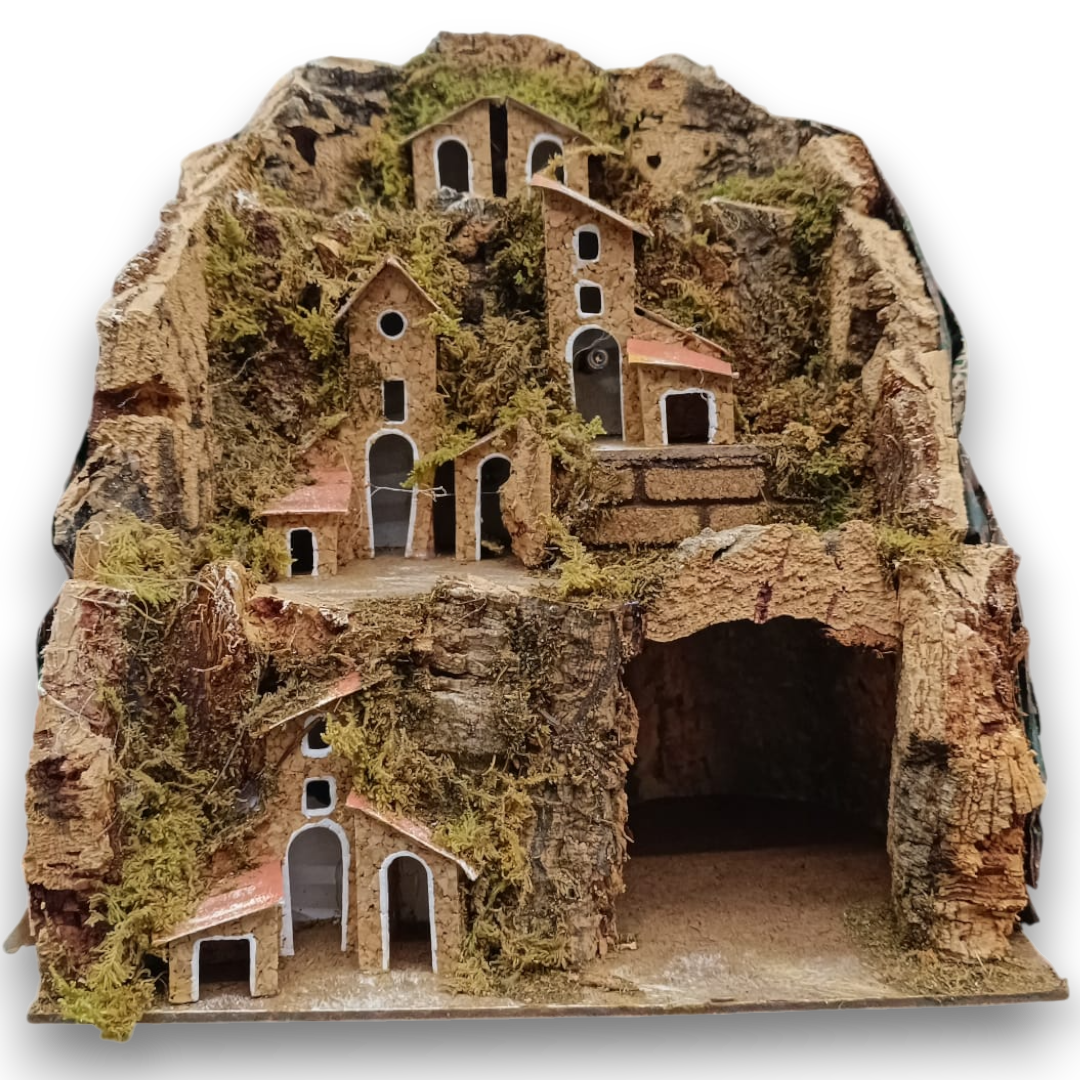 Presepe Mini Collinetta con 1 Grotta
