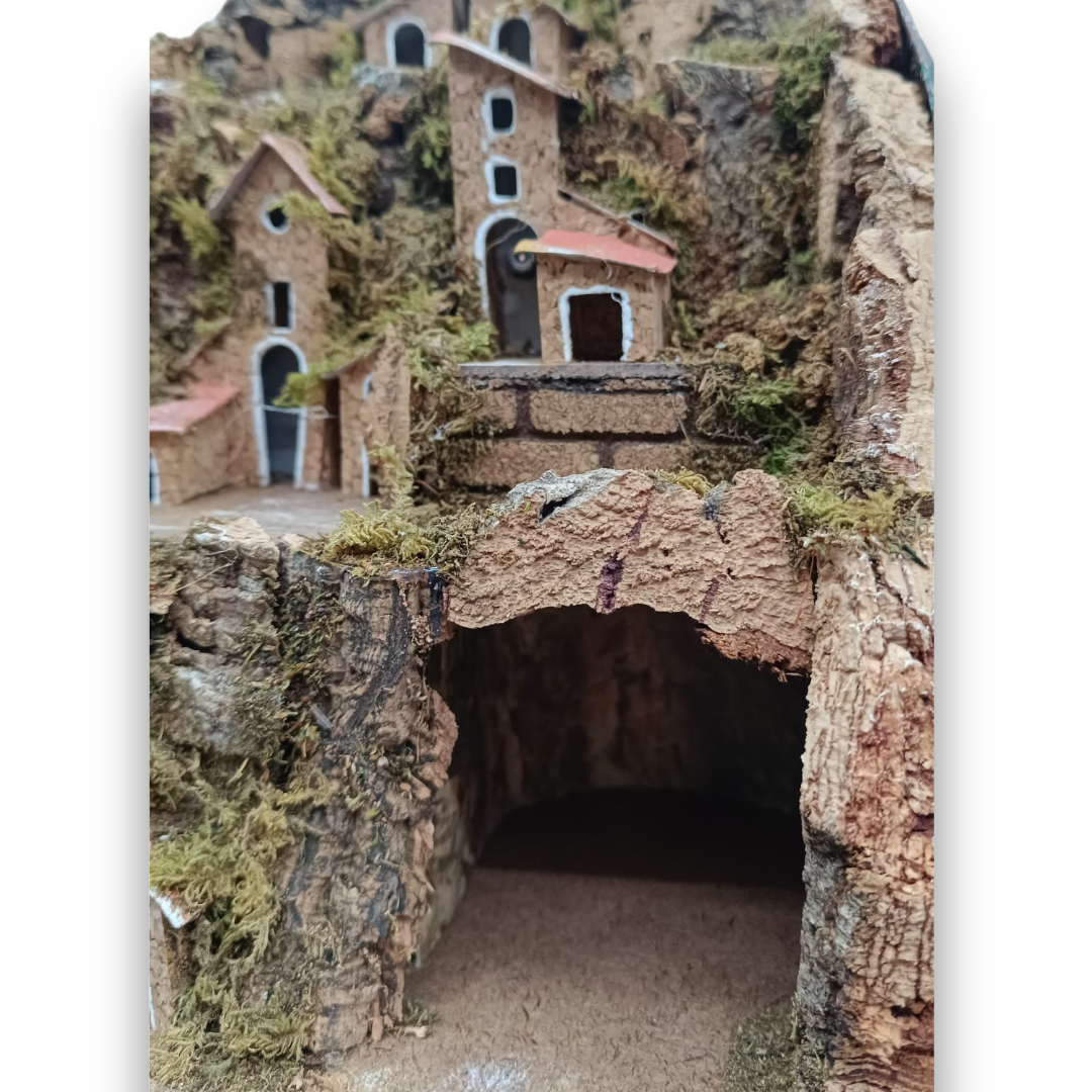 Presepe Mini Collinetta con 1 Grotta