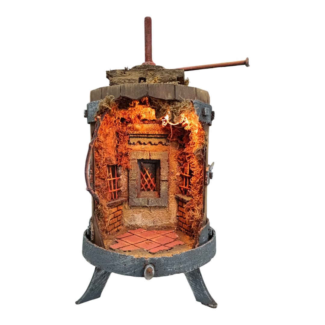 Presepe Torchio per statuine da 10 cm