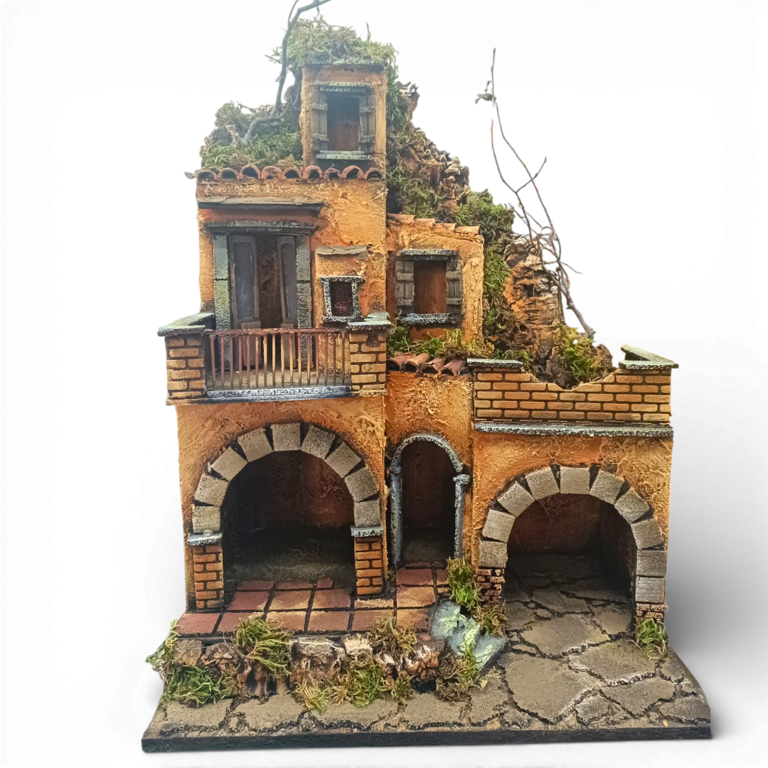 Presepe Caseggiato con 2 terrazzi 3 ingressi.