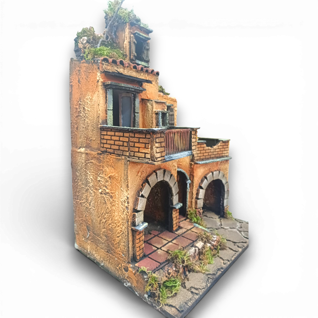 Presepe Caseggiato con 2 terrazzi 3 ingressi.