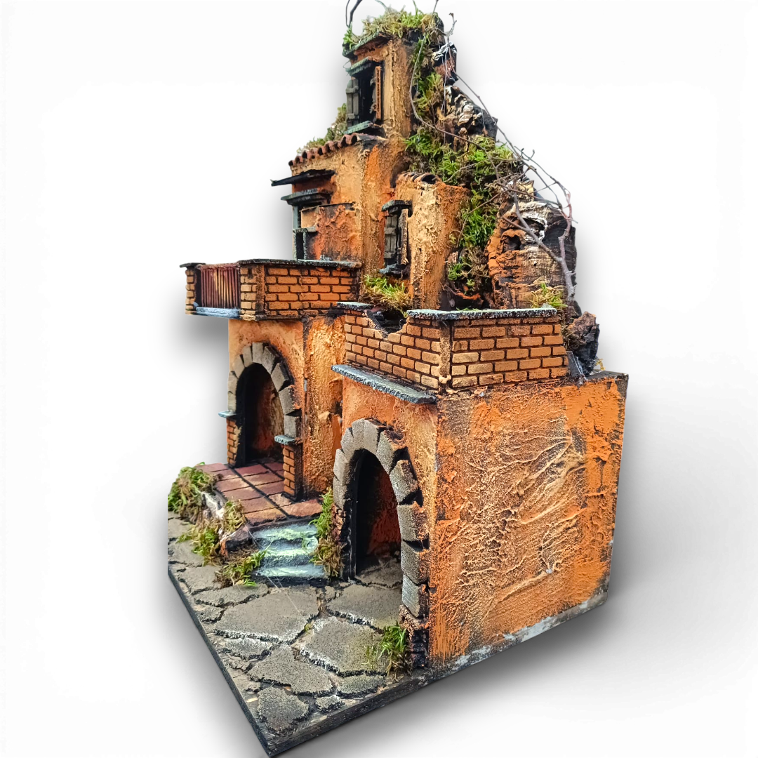 Presepe Caseggiato con 2 terrazzi 3 ingressi.