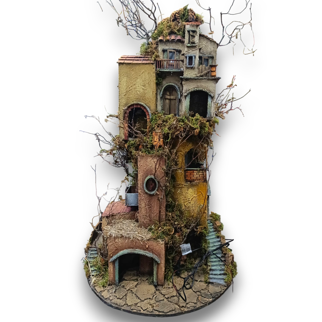 Presepe a Scoglio Pastore 10 Cm