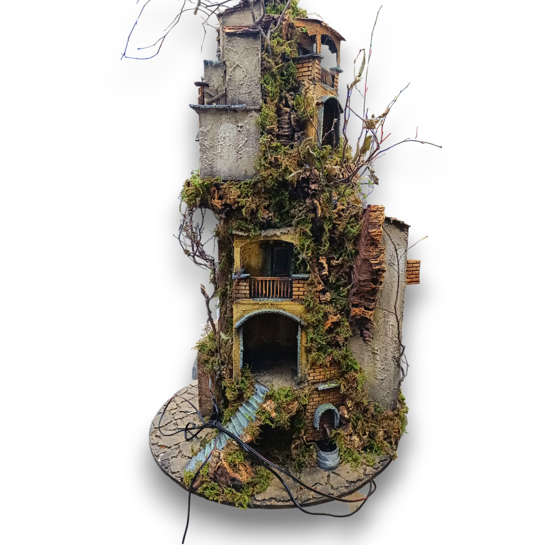 Presepe a Scoglio Pastore 10 Cm