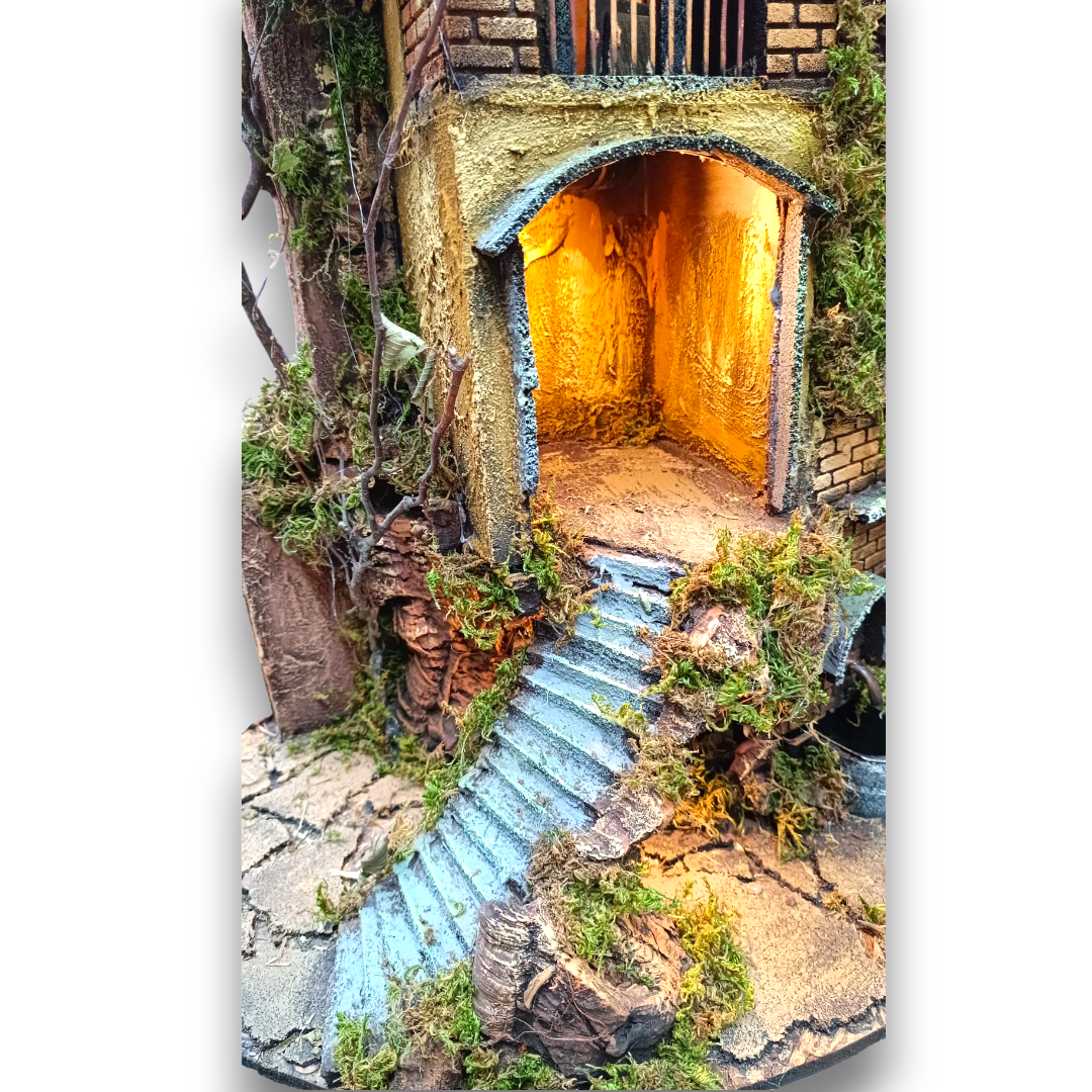 Presepe a Scoglio Pastore 10 Cm