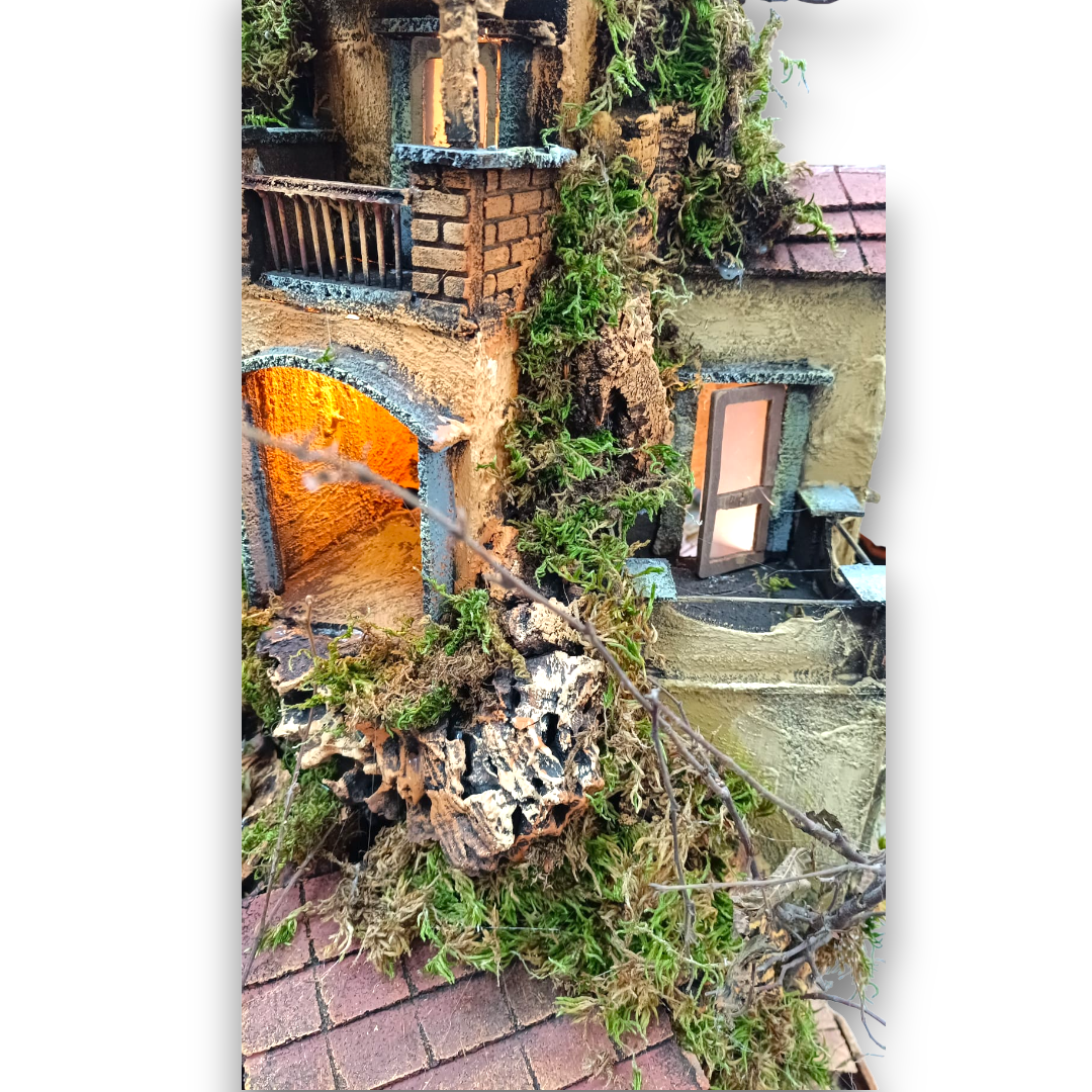 Presepe a Scoglio Pastore 10 Cm