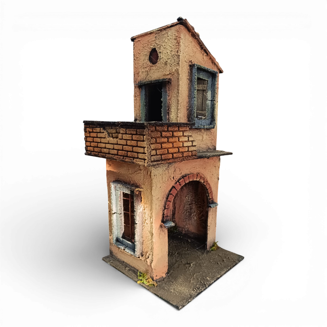 Casa In Legno per pastori 10 Cm