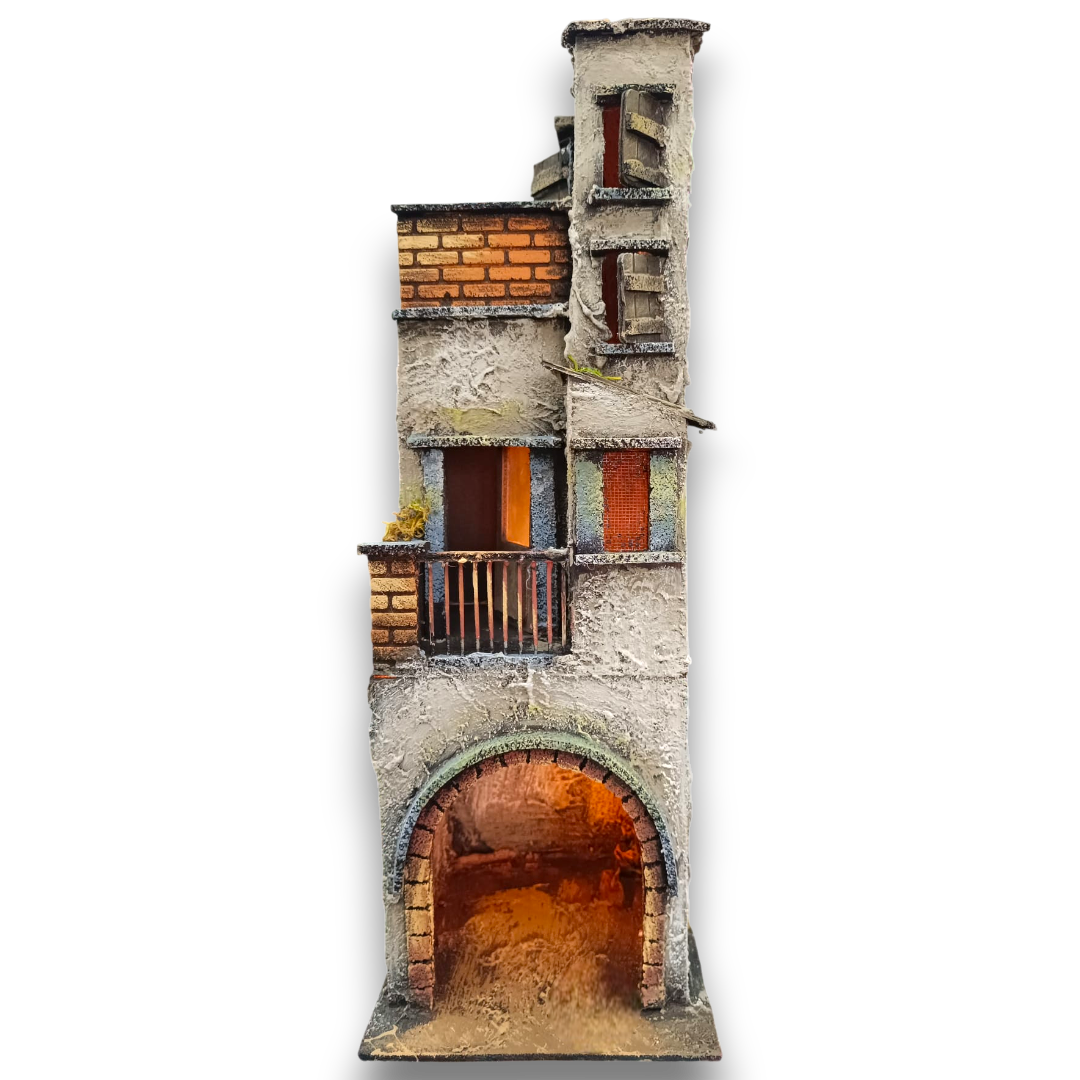 Casa In Legno per pastori 10 Cm