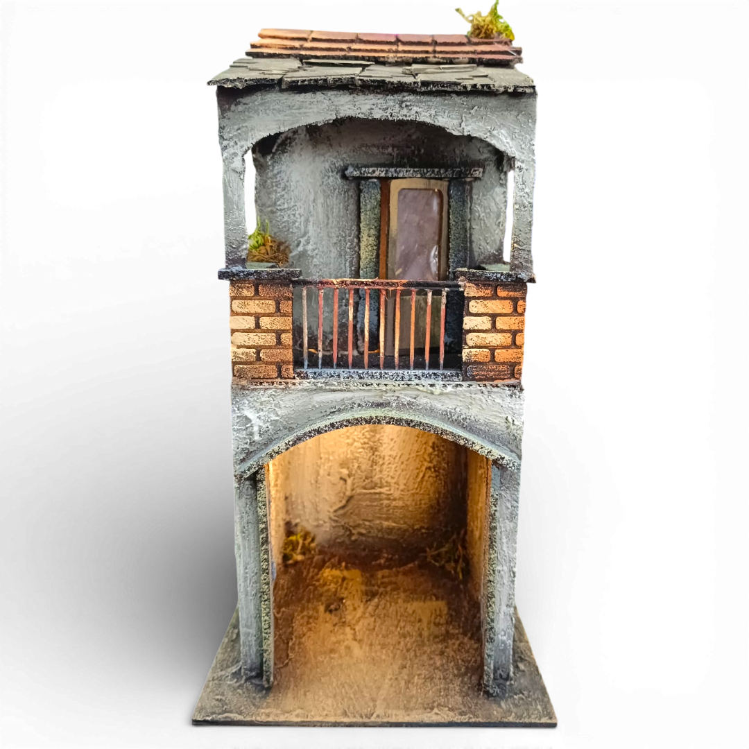 Casa In Legno per pastori 10 Cm