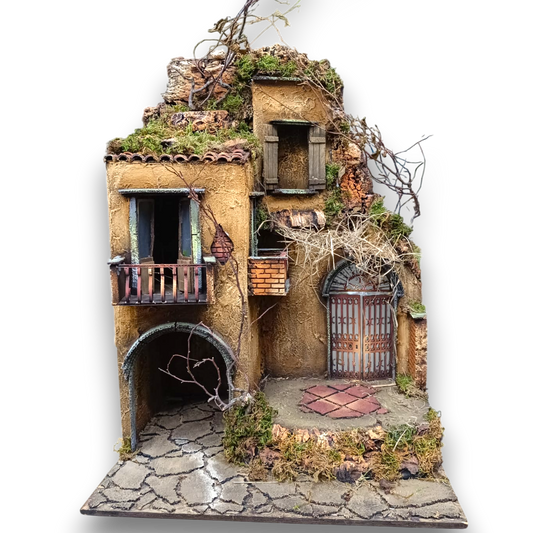 Presepe con Cancello in Legno