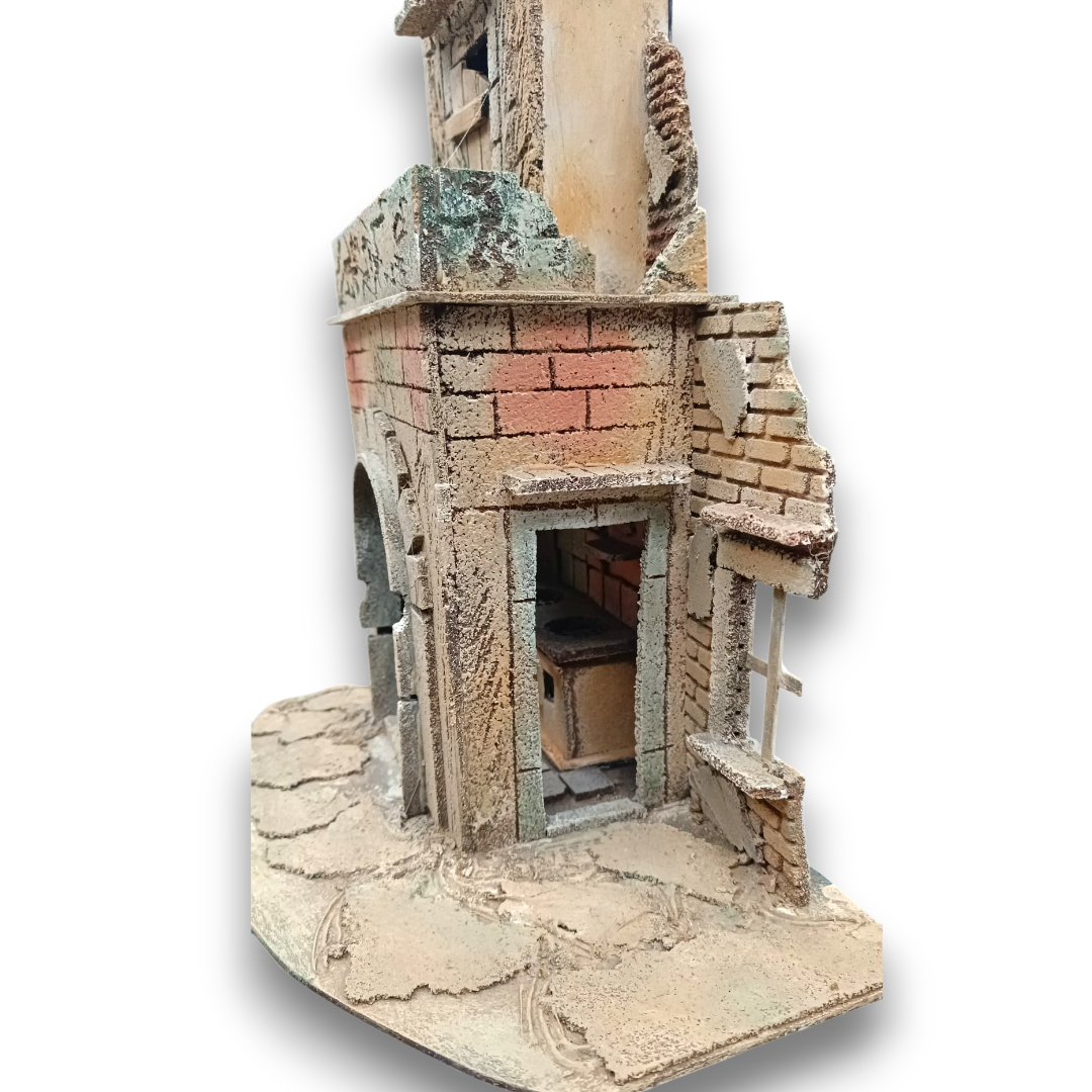 Casa in sughero Shabby Pastori 10 cm