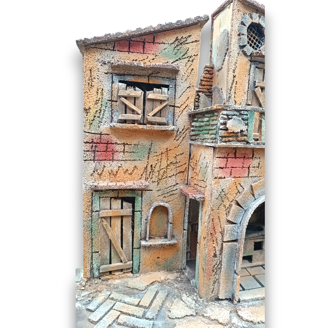 Casa in sughero Shabby Pastori 10 cm