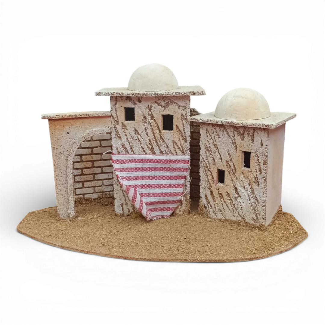 Casa Minareto Arabo in Sughero pastore 4 cm