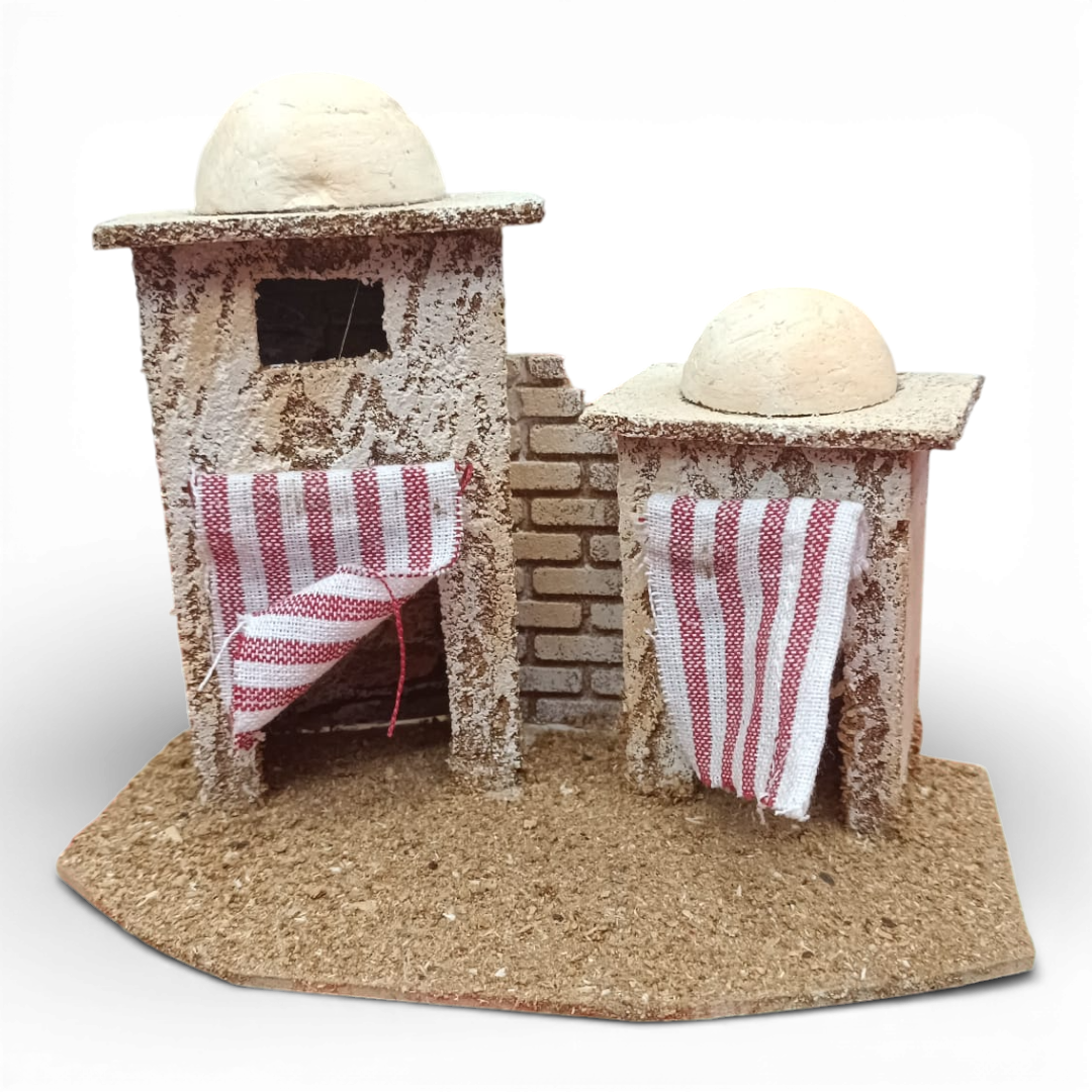 Casa Minareto Arabo in Sughero pastore 4 cm