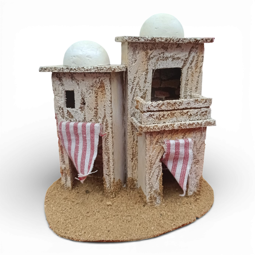 Casa Minareto Arabo in Sughero pastore 4 cm