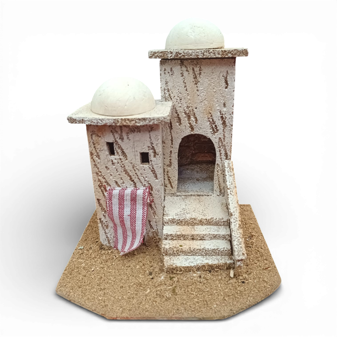 Casa Minareto Arabo in Sughero pastore 4 cm