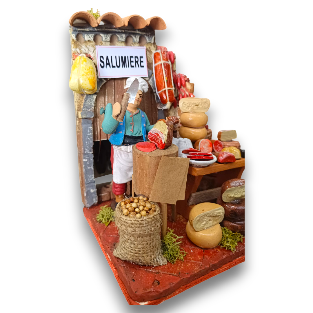 Salumiere in terracotta 10 cm in movimento