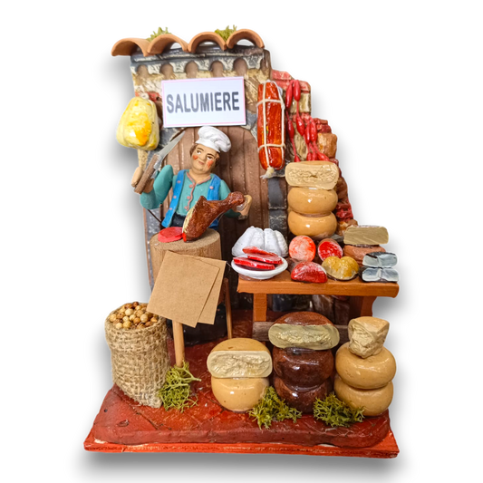Salumiere in terracotta 10 cm in movimento