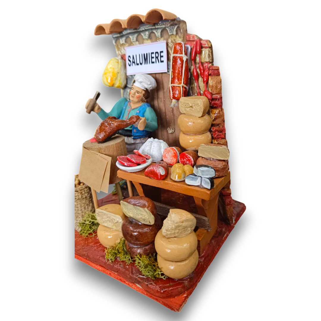 Salumiere in terracotta 10 cm in movimento