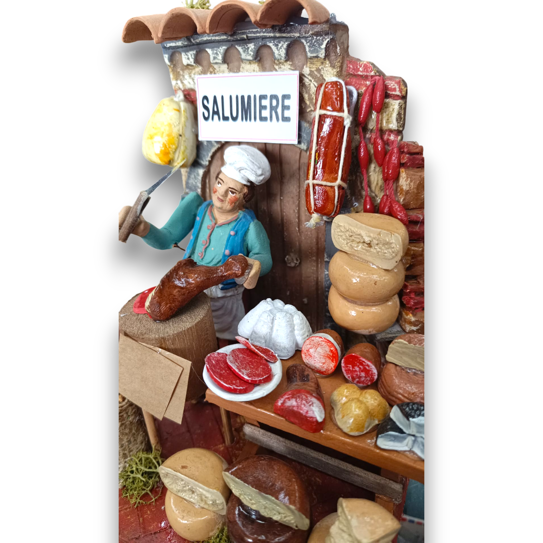 Salumiere in terracotta 10 cm in movimento