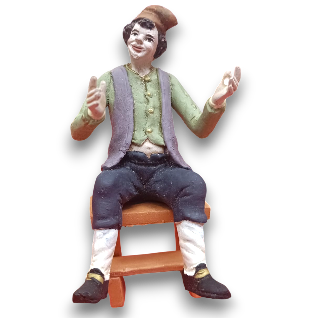 Pastore in Terracotta 12 cm