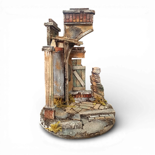 Portale Tempio in legno cm 10