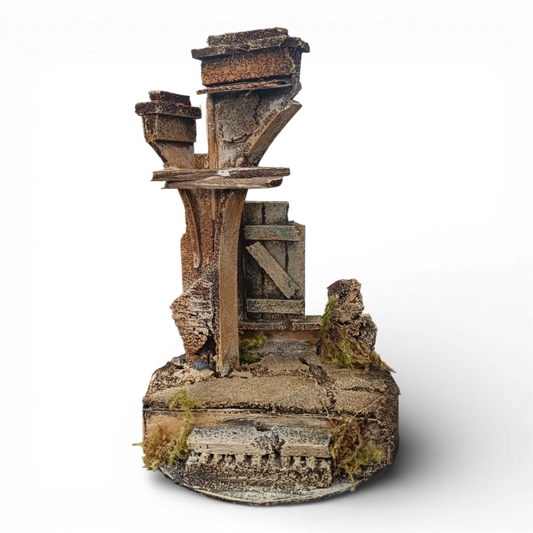 Tempio Portale in Legno 6 cm