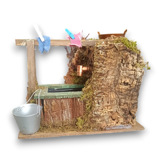 Fontana in Sughero con Lavatoio